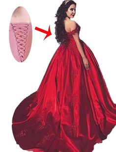 Ball Gown Evening Gown Luxurious Dress Valentine's Day Quinceanera Chapel Train Short Sleeve Off Shoulder Satin with Appliques Wedding Dresses Lace Corset, Nightout Club, Valentine's Day Dress, Luxurious Dresses, Valentines Day Dresses, Lace Prom Dress, Ball Gowns Evening, Prom Dresses Online, Chapel Train