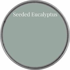 a green tin with the words seeded eucalyptusplus on it