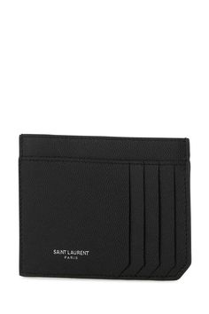 Black Leather Card Holder from Saint Laurent Fendi Wallet On Chain, Red Valentino Shoes, Herno Jacket, Stella Mccartney Bag, Saint Laurent Wallet, Zegna Shoes, Fendi Wallet, Leather Card Holder, Androgynous Fashion