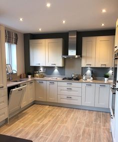 the kitchen is clean and ready for us to use in its new owner's home