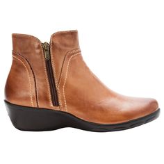 The Propet Waverly is a classic, tan bootie you can wear with anything in your wardrobe. Made with a full-grain leather and has twin zippers for easy entry. Features a PU foam insole made with recycled materials and active carbon for properties. the durable wedge PU heel has a rubber outsole for traction. $119.95 Wedge Booties Outfit, Shoes Boots Ankle, Walking Shoes Women, Zipper Boots, Womens Boots Ankle, Leather Booties, Casual Boots, Brown Boots, Boot Shoes Women