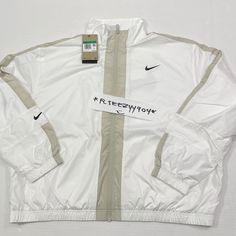 Nike Sportswear Repel Running Windbreaker Jacket Color: White/Ivory Tagged Size: Women's XL (Check Measurements) Retail: $100 100% Authentic Guaranteed Actual Measurements: Pit to pit: 27.5" Length: 24" Shoulder to shoulder: 22.5" Sleeve: 23" Always striving to ensure I provide everything you need to make sure you'll love your item. Feel free to reach out with any questions! Thank you for looking :) Running Windbreaker, Windbreaker Nike, White Windbreaker, Windbreaker Jacket, Nike Sportswear, Love Your, Active Wear, Color White, Feel Free