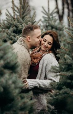 Christmas Tree Farm Pictures, Tree Farm Pictures, Tree Farm Photo Shoot, Christmas Tree Farm Photo Shoot, Photography Poses Couples, Christmas Tree Farm Photos, Christmas Couple Photos, Christmas Couple Pictures, Christmas Tree Photography