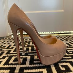 Christian Louboutin Sexy Platforms In Size 36 1/2. Scuff Marks See Photos But Still In Good Shape.