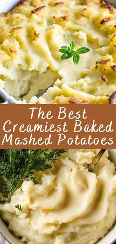 the best baked mashed potatoes recipe ever