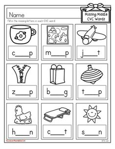 worksheet for beginning and ending the letter sounds with pictures to print out on