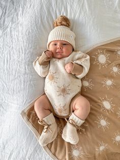 Knit Booties | Biscotti Fleck Winter White Booties For Playtime, White Winter Booties For Playtime, Comfortable Cream Winter Booties, Cozy Cream Winter Booties, Warm White Winter Booties, Winter Newborn, Book Week Costume, Knit Baby Booties, Knitted Booties