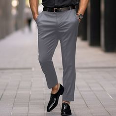 Season:Spring   Fall,Winter; Fabric:Polyester; Gender:Men's; Style:Fashion,Casual; Occasion:Outdoor,Going out,Daily; Fit Type:Regular Fit; Function:Comfort,Soft,Breathable; Waistline:Mid Waist; Pattern:Plain; Design:Straight Leg,Pocket; Pants Type:Suit Pants,Trousers,Dress Pants; Front page:FF; Listing Date:11/22/2023; Hips:; Length:; Waist: Going Out Fashion, Men's Dress Pants, Pants Pocket, Winter Fabric, Mens Dress Pants, Suit Pants, Casual Black, Plain Design, Type Of Pants