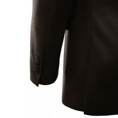 Experience the epitome of sophistication with this Men's Classic Genuine Leather Blazer Coat Jacket in Black. Tailored from 100% genuine sheepskin leather, this blazer is the epitome of luxury, quality and durability. The smooth texture and rich appearance of the black leather elevates the wearer's style to new heights, making it perfect for formal events, dinner parties or any occasion where you want to look your best. Features: 100% genuine sheepskin leather Sleek black color Classic blazer st Luxury Tailored Leather Jacket For Semi-formal Occasions, Formal Leather Sport Coat, Luxury Brown Sport Coat For Formal Occasions, Elegant Black Leather Jacket For Formal Occasions, Luxury Formal Sport Coat For Fall, Luxury Leather Jacket For Formal Occasions, Elegant Black Leather Jacket With Leather Lining, Luxury Leather Jacket For Business Casual Winter, Luxury Leather Sport Coat With Notch Lapel