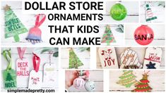 dollar store ornaments that kids can make