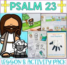 the lesson and activity pack for children to learn about jesus