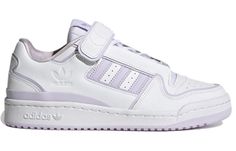 Adidas originals Forum Plus FY3795 Adidas Forum Low Purple Tint, Purple And White Sneakers, White And Purple Shoes, Nike Purple Shoes, Adidas Forum Low Purple, Adidas Low Forum, Addias Shoes, Forum Low, Adidas Purple