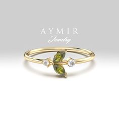 Peridot Ring, Diamond Peridot Ring, Simple Gold Ring, 14K Solid Gold Ring, Marquise Peridot Ring, August Birthday Ring, Birthday Gift ♦ If you want this ring with color gemstones, please send us a message, and we will quote you a price with your desired stones. ♥ ♦ Ring Features ♦ ▸ Made to Order ▸ Available Gold Color: Yellow Gold, Rose Gold, White Gold ▸ Band Width: 1.20mm ▸ Material: Solid Real Gold (not gold-filled or no gold plated) ▸ Available Gold Carat: 8K - 333, 14K - 585, 18K - 750 ▸ P Ring Simple Gold, Simple Gold Ring, August Birthday, Gold Rings Simple, Ring Marquise, Solid Gold Ring, Birthday Ring, Ring Simple, Peridot Ring