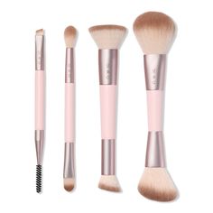 8 brushes in one set?! Yes please. The Ulta Beauty Collection's Travel Essentials Brush Set is your full-face, travel-friendly set so you can do it all—wherever you go. Travel Size Makeup Brushes, Essential Makeup Brushes, Ulta Makeup, Chirstmas Gift, Travel Makeup Brushes, Sephora Skin Care, Xmas List, Animal Products, Favorite Makeup Products