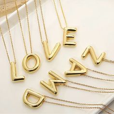 So Excited About These Awesome Necklaces Coming In. These Charming, On Trend Balloon Letter. Necklaces Are A Great Gift For Any Occasion And Can Be Worn Every Day. The Pendant And 18 Inch Chains Are Silver And Gold Plated. In Silver I Have: A E L And M Letters. In Gold I Have 2 As 3ls One H And One M. But One Give One To Charity. Spend $45 And Over From My Shop, I Will Give You A Free Gift-Dangle Valentine’s Day Earrings (Valued At $25). Silver Necklaces For Mother's Day Party, Silver Initial Pendant Jewelry For Party, Silver Initial Pendant Party Jewelry, Silver Initial Pendant For Party, Silver Metal Initial Necklaces, Silver Initial Metal Necklaces, Silver Metal Necklaces With Initials, Silver Initials Metal Necklace, Silver Letter Necklace For Anniversary