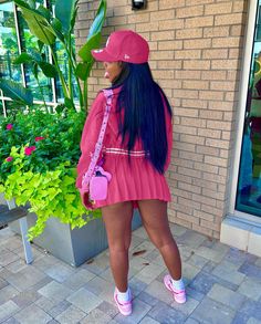 Mini Pleated Skirt Outfit, Stand Collar Dress, Baseball Shorts, Mini Pleated Skirt, Skirt Two Piece, Embroidered Baseball, Simply Chic, Cute Swag Outfits, Fall Fashion Outfits