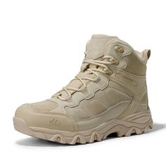 PRICES MAY VARY. Waterproof Build: These men’s hiking boots feature a waterproof membrane construction that keeps your feet dry when trudging through any mud or water. Protection & Support: Designed with a rubber toe cap that prevents injuries to toes from collisions. Plus, the reinforced heel keeps you walking with stability and strong support. Durable & Slip-Resistant: Finished with soft suede leather material for superior wear resistance. Plus, a rugged rubber outsole with multi-directional t Mens Waterproof Hiking Boots, Best Hiking Shoes, Mens Hiking Boots, Pu Leather Jacket, Waterproof Hiking Boots, Motorcycle Style, Wide Boots, Comfort Shoes, Top Seller