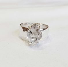 Welcome MoonlightjewelryGift Shop, Herkimer Diamond Ring, Women Ring, 925 Sterling Silver Ring, Gemstone Ring, Handmade Ring, Statement Ring, Beautiful Ring, Dainty Ring,Boho Jewelry,Silver Ring, Anniversary Ring, Birthday Gift, Worry Ring, Promise Ring, Lovely Gift, Gift For Women, Gift Item, Sister Gift,  Band Ring, Gifts, This Herkimer diamond ring is handmade and the rough quartz is held beautifully by handmade sterling silver prongs. This stacking ring is the perfect engagement ring, and it White Moonstone Topaz Ring For Gift, White Moonstone Ring With White Topaz For Gift, Sterling Silver Solitaire Moonstone Ring For Anniversary, Silver Moonstone Ring With White Topaz For Anniversary, White Topaz Moonstone Ring For Anniversary, White Topaz Gemstone Ring Gift, Anniversary White Topaz Moonstone Ring, Sterling Silver Moonstone Ring With Prong Setting For Anniversary, Sterling Silver Moonstone Ring With Prong Setting As Gift