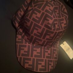 Fendi Baseball Cap 100% Authentic Just Sitting In Closet Luxury Brown Cap, Luxury Brown Baseball Cap With Curved Visor, Designer Brown Baseball Cap, Designer Brown Visor Baseball Cap, Luxury Brown Visor Baseball Cap, Fendi Accessories, New Outfits, Baseball Cap, Fendi