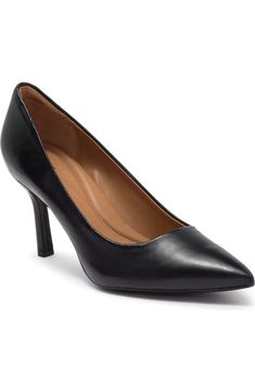 NORDSTROM RACK Paige Faux Leather Pump (Women) | Nordstromrack Casual Office Fashion, Smart Casual Office, Bday Wishlist, Nordstrom Store, Work Outfits, Leather Pumps, Sophisticated Style, Women's Pumps, Business Casual