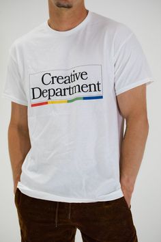 "Introducing our \"Creative Department\" Unisex Heavy Cotton Graphic Tee - a perfect blend of style, comfort, and artistic expression that captures the essence of creativity in every stitch. Whether you're a design enthusiast, an art aficionado, or simply someone who appreciates the power of imagination, this tee is tailored to resonate with your unique spirit. This graphic tee is the basic staple of any wardrobe. No side seams mean there are no itchy interruptions under the arms. The shoulders have tape for improved durability. Available in S-4XL. .: 100% cotton (fiber content may vary for different colors) .: Medium fabric (5.3 oz/yd² (180 g/m .: Classic fit .: Tear-away label .: Runs true to size (S-4XL) .: Available in 14 colors" Artsy Crew Neck T-shirt With Graphic Design, Graphic Design Cotton T-shirt, White Graphic T-shirt For Artistic Expression, Graphic Design Cotton Art Tee, Artsy White Graphic Art, Artsy White Graphic Design Art, White Artsy Art With Graphic Design, Artsy Cotton T-shirt With Graphic Design, Artsy White Graphic T-shirt