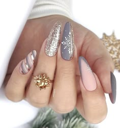 Hk Nails, Mauve Nails, Holiday Nail Art, Winter Nail Designs