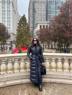 What to Wear In Chicago | Winter Packing List, winter essentials, chicago outfits, winter outfit ideas, puffer coat, winter outfits Winter Outfits With Long Puffer Jacket, Puffer Jacket Outfit Long, Womens Long Puffer Coat, Chicago November Outfits, Long Winter Puffer Jacket For Outdoor, Winter Long Coat Puffer Jacket For Cold Weather, Gray Puffer Jacket Outfit, Long Puffer Jacket Outfit Winter Style, Long Parka Outfit