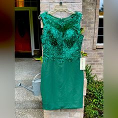 Beautiful Dress For Wedding Or Dressy Event. New With Tags. Ordered 2 For Wedding And Decided On The Other One. Dress Includes Sheer Jacket. Measurements Available Upon Request. Fitted Green Dress With Illusion Neckline, Green Wedding Dress With Illusion Neckline, Fitted Green Mother Of The Bride Party Dress, Fitted Green Mother Of The Bride Dress For Party, Green Fitted Mother Of The Bride Party Dress, Green Fitted Mother Of The Bride Dress For Party, Fitted Mother Of The Bride Dress For Holiday Wedding, Beautiful Dress For Wedding, Sherri Hill Gowns