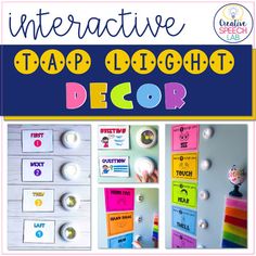 an interactive tap - loot decor activity for kids