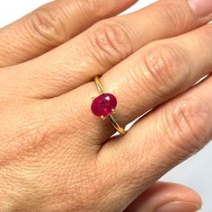 Ruby 1.56ct Oval Ruby