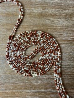 1 strand of Traditional Tie On Waistbeads Beaded up to 55in. to fit up to a size 3x waist. Yellow Line, Quinoa, Beaded Necklace, Beads, Yellow