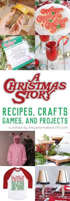 christmas story recipes, crafts, games and projects