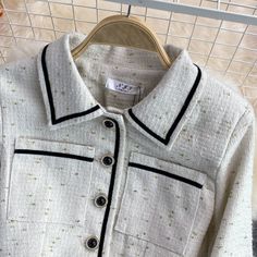 Size: one size Style: commuting Color: white, pink Size: total length 38 bust 90 sleeve length 59 Short Cardigan, Cardigan Coat, Autumn And Winter, Color White, Sleeve Length, Celebrities, Pink, White, Color