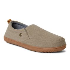 Inspired by bonfire nights and outdoor adventures, these closed back slippers are a must for all-day comfort. Shock-absorbing insoles offer unbeatable support alongside durable, skid-resistant indoor/outdoor outsoles crafted with an eco-friendly rubber blend. Plus, our signature memory foam designs promise constant coziness with every step! QUALITY MATERIALS: Microwool and microsuede uppers pair with natural wool blend lining to create comfortable and durable slippers. "COLORADO" OUTSOLE: Alpine Casual Outdoor Slippers With Cushioned Footbed, Cushioned Round Toe Slippers For Outdoor Activities, Cushioned Footbed Slippers For Outdoor Activities, Outdoor Slippers With Textured Footbed, Comfortable Canvas Slip-ons For Outdoor, Outdoor Slip-on Slippers With Rubber Sole, Comfortable Slip-on Slippers For Outdoor Activities, Outdoor Slip-on Slippers, Outdoor Slip-on Slippers With Ortholite Insole