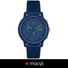 in stock Lacoste Men, 3 O Clock, Sporty Style, Blue Water, 12 12, Online Purchase, Chronograph, Pick Up, In Store