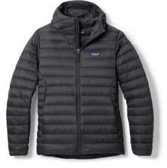 Don't let the weather keep you inside. The men's Patagonia Down Sweater Hoodie is lightweight  windproof and warm enough for cold-weather activities when you want a layer to keep the chill out. Patagonia Jacket Outfit, Patagonia Puffer, Patagonia Down Sweater, Cold Weather Activities, Weather Activities, Man Down, Patagonia Jacket, Hot Sneakers, Rei Co-op