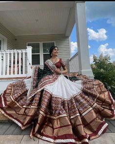 #fashion #lehenga Indian Style Dress, Fashion Lehenga, Plush Armchair, Simple Lehenga, Navratri Dress, Indian Bride Outfits