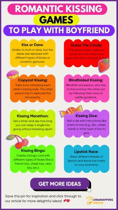 the romantic kissing games to play with boyfriends info sheet for valentine's day