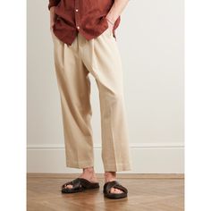 DESIGNED BY MR PORTER. Mr P.'s 'David' sandals are made from suede and cross-grain leather and set on comfortable contoured footbeds. Wear them with socks on cooler days. David Cross, Spring Packing, Mr P, Sandals For Men, Suede Sandals, Mens Sandals, Suede Shoes, Massimo Dutti, Mr Porter