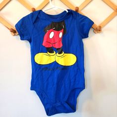 Baby 18m Disney Blue Mickey Mouse Onsie. Washed Never Worn. 100% Cotton Pet Free/ Smoke Free Home. I Love Accepting Reasonable Offers. Bundle To Save Even More. Any Flaws Are Pictured. If You Have Any Questions Feel Free To Comment, Thanks! Sku F0009b Blue Onesie With Character Print For Playtime, Playtime Blue Onesie With Character Print, Blue Character Print Onesie For Playtime, Blue Cotton Onesie With Character Print, Cotton Mickey Mouse Tops For Playwear, Playful Mickey Mouse Tops For Playtime, Casual Mickey Mouse Tops For Playwear, Playful Blue Onesie With Cartoon Print, Blue Short Sleeve Onesie For Playtime