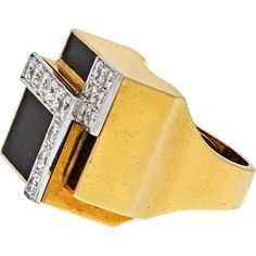 Explore the landscape of luxury, where elegance emanates from every detail in the captivating David Webb Black Enamel And Diamond Articulated Ring. A vintage masterpiece by David Webb, this ring exudes timeless charm with its striking black enamel contrasted beautifully against dazzling white diamonds. Crafted in 18k yellow gold, this piece boasts meticulous attention to detail, with round brilliant cut diamonds delicately set to enhance its allure.With an overall top width of 19mm and a length of 26mm, this ring commands attention without being ostentatious. Its platinum sizing spring ensures effortless adjustment for a perfect fit, adding a touch of practicality to its exquisite design. Signed by WEBB, this ring is not just a piece of jewelry; it's a symbol of sophistication and refineme Modernist Diamond Ring For Formal Occasions, Luxury Yellow Gold Rings With Black Enamel, Art Deco Yellow Gold Enamel Ring For Formal Occasions, Luxury Formal Enamel Ring With Gemstone, Art Deco Formal Yellow Gold Enamel Ring, Formal Luxury Enamel Ring With Gemstone, Luxury Gold Enamel Ring For Formal Occasions, Luxury Diamond Signet Ring Collectible, Formal Yellow Gold Art Deco Enamel Ring