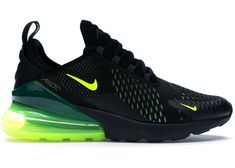 Buy and sell authentic Nike shoes on StockX including the Nike Air Max 270 Black Volt Oil Grey and thousands of other sneakers with price data and release dates. 270 Air Max Shoes, Air Max 270 Black, Nike Air Max 270 Black, Nike Air Max 270 White, Cute Shoes Boots, Mens Grey Shoes, Nike 270, Shoes Air Max, Expensive Stuff