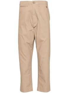 beige cotton concealed fly and button fastening elasticated waistband with internal drawstring belt loops two side slash pockets two rear button-fastening jetted pockets straight leg full-length Beige Pants, Straight Leg Trousers, Cargo Trousers, Straight Leg Pants, Bottoms Pants, Mens Pants, Full Length, Straight Leg, Trousers