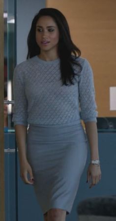 Get the look: Rachel Zane (Suits) | Like an It Girl Suits Serie, Office Skirt Outfit, Prins Harry