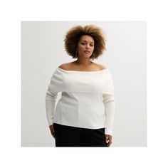 The off-the-shoulder design of this women's INTEMPO top makes it a chic choice.Click on this WOMEN'S GUIDE to find the perfect fit and more! Oversize off-the-shoulder neckline Long sleevesFABRIC & CARE Rayon, polyester Machine wash - Delicate Imported Size: 0X. Color: White. Gender: female. Age Group: adult. Shoulder Design, Bright Pink, Long Sleeve Top, Womens Clothing Tops, Fabric Care, Gender Female, Sweater Top, Off The Shoulder, Age Group