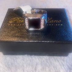 Park Lane Men Ring New With Tags Box Included Park Lane Rings, Park Lane, Men Ring, Ring Color, Mens Accessories Jewelry, Ring Shopping, Black Silver, Perfume Bottles, Rings For Men