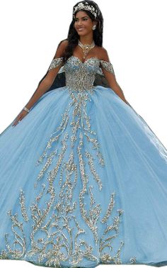 Mori Lee, Bahama Blue, Corset Bodice, Quinceanera, Ball Gown, Blue Gold, Swirl, Ball Gowns, Bodice