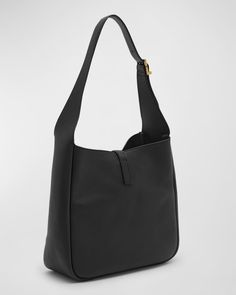 Saint Laurent Le 5 A 7 YSL Small Hobo in Smooth Supple Leather | Neiman Marcus