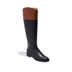 Ride into fall with our new Adaline Riding boot. Done in beautiful leathers with a whipstitch detail at the cuff, this boot is versatile and stylish. --details-- 1" Heel Height 16.53" Shaft Height 15" calf circumference Leather Upper Fabric Shaft + Pig Collar Lining Manmade Sole Style Number: 142231BT09 Leather Lined Riding Boots For Fall, Riding Boots With Leather Lining For Fall, Leather Lining Riding Boots For Fall, Leather Heeled Boots For Riding In Fall, Fall Riding Leather Heeled Boots, Leather Riding Heeled Boots For Fall, Fall Riding Boots In Calf Leather, Fall Moto Boots In Calf Leather For Riding, Formal Fall Boots With Leather Trim