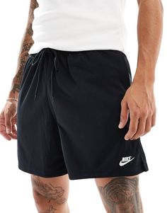 Shorts by Nike No need to keep scrolling Drawstring waistband Functional pockets Logo embroidery Regular fit Nylon Shorts With Mesh Pockets, Nike Nylon Shorts, Workout Bottoms With Mesh Pockets, Casual Gym Shorts With Mesh Pockets, Summer Nylon Shorts With Mesh Pockets, Black Mesh Athleisure Shorts, Black Mesh Shorts For Athleisure, Casual Black Mesh Athletic Shorts, Casual Mesh Shorts